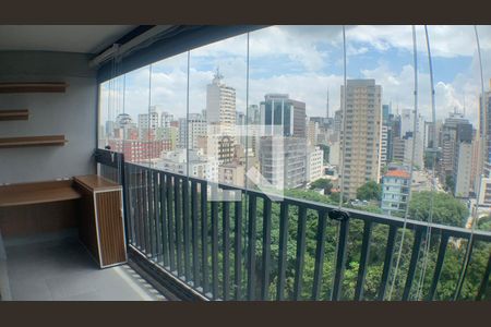 Varanda de apartamento para alugar com 1 quarto, 38m² em Paraíso, São Paulo