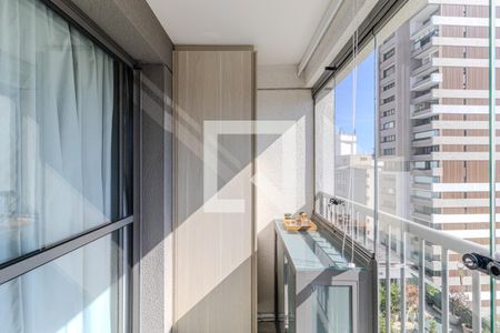 Varanda de kitnet/studio para alugar com 1 quarto, 26m² em Consolação, São Paulo