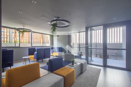 Studio para alugar com 26m², 1 quarto e sem vagaCoworking