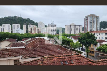 Vista da Sala de apartamento para alugar com 1 quarto, 88m² em Campo Grande, Santos