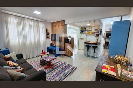 Sala de apartamento para alugar com 1 quarto, 88m² em Campo Grande, Santos