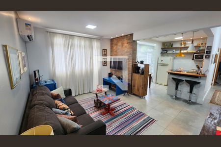 Sala de apartamento para alugar com 1 quarto, 88m² em Campo Grande, Santos