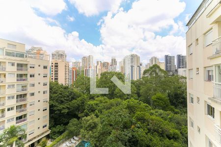 Vista da Varanda de apartamento para alugar com 1 quarto, 35m² em Panamby, São Paulo