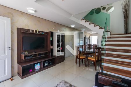 Sala de casa de condomínio para alugar com 3 quartos, 110m² em Vila Sao Luiz (valparaizo), Barueri
