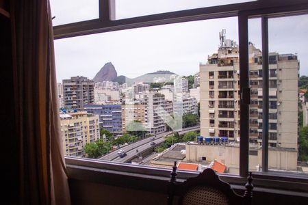 Vista da Sala de apartamento para alugar com 3 quartos, 105m² em Laranjeiras, Rio de Janeiro