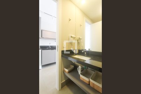 Banheiro de apartamento para alugar com 1 quarto, 24m² em Auxiliadora, Porto Alegre