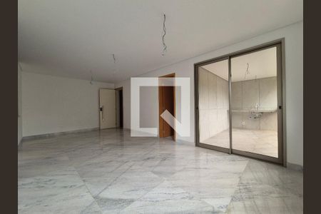 Sala de apartamento à venda com 3 quartos, 103m² em Funcionários, Belo Horizonte