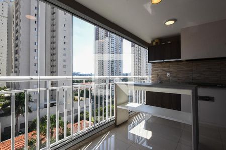 Varanda de apartamento para alugar com 2 quartos, 78m² em Jardim Monte Kemel, São Paulo