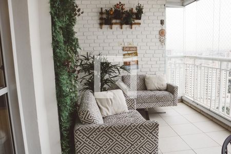 Varanda gourmet de apartamento à venda com 3 quartos, 121m² em Santana, São Paulo