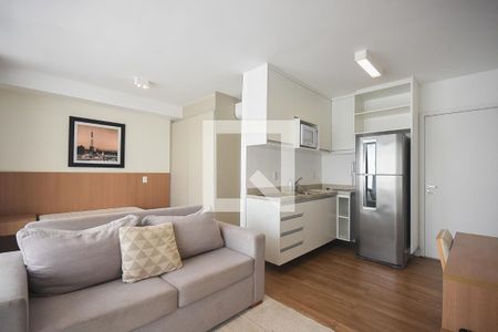 Sala de kitnet/studio para alugar com 1 quarto, 35m² em Real Parque, São Paulo