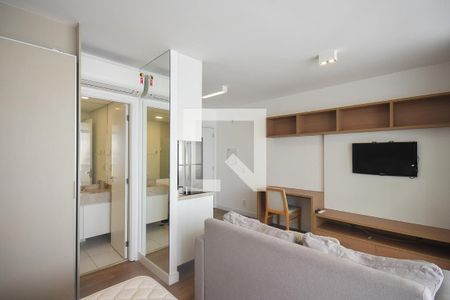 Sala de kitnet/studio para alugar com 1 quarto, 35m² em Real Parque, São Paulo