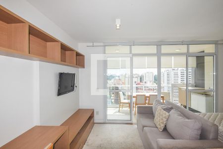 Sala de kitnet/studio para alugar com 1 quarto, 35m² em Real Parque, São Paulo