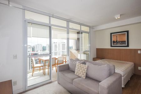 Sala de kitnet/studio para alugar com 1 quarto, 35m² em Real Parque, São Paulo