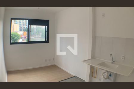Sala/Cozinha de apartamento à venda com 1 quarto, 25m² em Sé, São Paulo