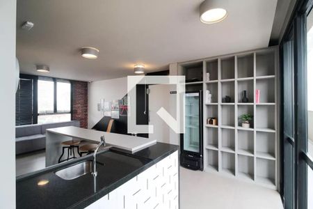 Apartamento para alugar com 21m², 1 quarto e sem vagaÁrea comum - Salão de festas