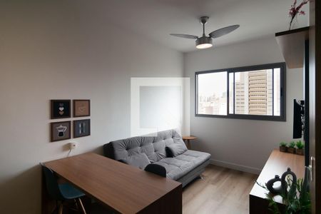 Sala / Cozinha de kitnet/studio à venda com 1 quarto, 28m² em Bela Vista, São Paulo