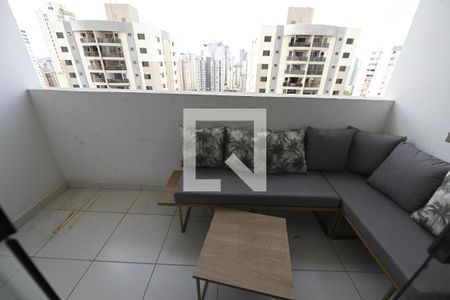 Varanda de apartamento para alugar com 1 quarto, 46m² em Setor Bueno, Goiânia