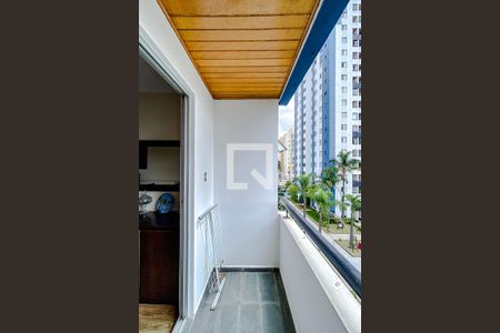 Varanda da Sala de apartamento à venda com 2 quartos, 49m² em Vila Regente Feijó, São Paulo