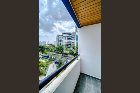 Varanda da Sala de apartamento à venda com 2 quartos, 49m² em Vila Regente Feijó, São Paulo