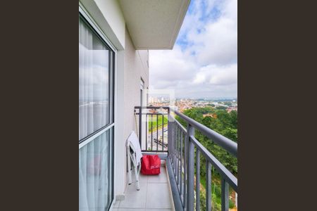 Varanda da Sala de apartamento para alugar com 2 quartos, 46m² em Parque Itamarati, Jacareí