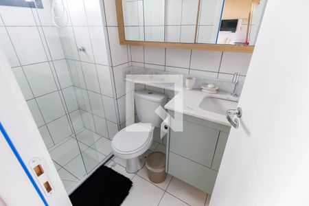 Studio para alugar com 27m², 1 quarto e 1 vaga Studio para alugar com 27m², 1 quarto e 1 vagaBanheiro da Suíte