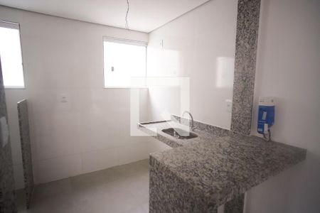 Cozinha  de apartamento à venda com 2 quartos, 55m² em Santa Mônica, Belo Horizonte