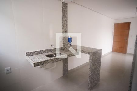 Cozinha  de apartamento à venda com 2 quartos, 55m² em Santa Mônica, Belo Horizonte