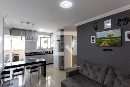 Sala de apartamento para alugar com 2 quartos, 52m² em Manacás, Belo Horizonte
