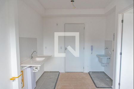 Sala/cozinha de apartamento à venda com 1 quarto, 26m² em Liberdade, São Paulo