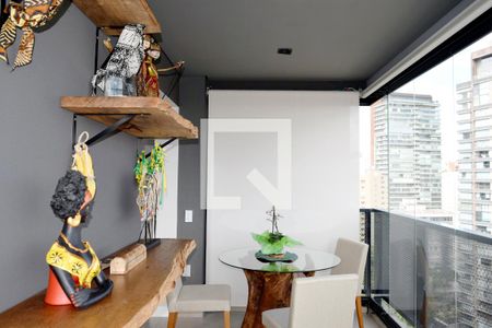 Varanda de apartamento à venda com 1 quarto, 89m² em Cerqueira César, São Paulo