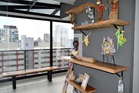 Varanda de apartamento à venda com 1 quarto, 89m² em Cerqueira César, São Paulo