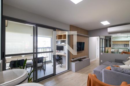 Sala de apartamento para alugar com 2 quartos, 67m² em Jardim Brasil, Campinas