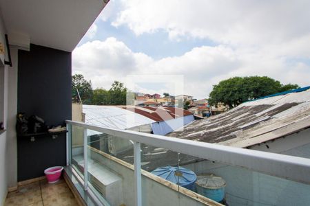 Varanda do quarto 1 de apartamento à venda com 2 quartos, 50m² em Vila Linda, Santo André