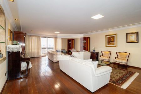 Sala de Estar de apartamento à venda com 5 quartos, 340m² em Vila Regente Feijó, São Paulo