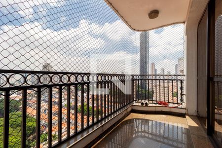 Varanda de apartamento à venda com 5 quartos, 340m² em Vila Regente Feijó, São Paulo