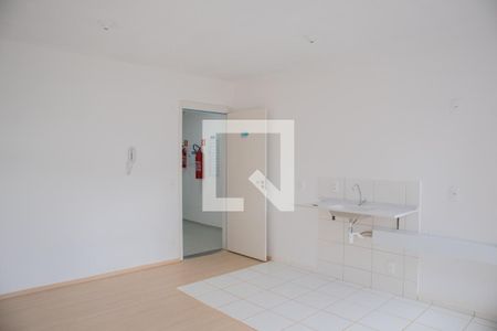 Sala/Cozinha/Área de Serviço de apartamento para alugar com 2 quartos, 50m² em Jardim Santa Clara do Lago Ii, Hortolândia