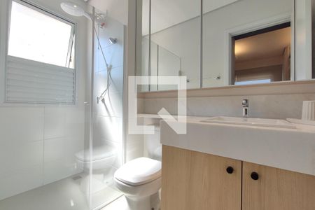 Banheiro de apartamento para alugar com 1 quarto, 39m² em Cambuí, Campinas