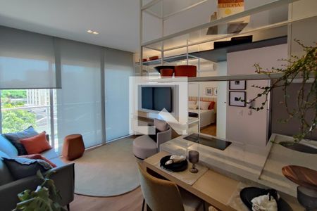 Sala de apartamento para alugar com 1 quarto, 39m² em Cambuí, Campinas