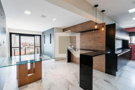 Sala de apartamento à venda com 3 quartos, 90m² em Vila Nova Manchester, São Paulo