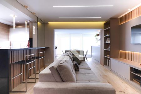 Sala de apartamento à venda com 3 quartos, 103m² em Centro, Santo André