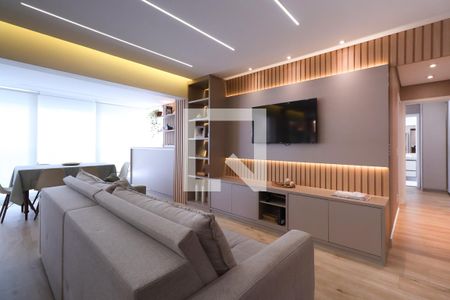 Sala de apartamento à venda com 3 quartos, 103m² em Centro, Santo André