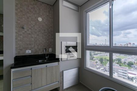 Varanda Gourmet de apartamento para alugar com 1 quarto, 43m² em Loteamento Mogilar, Mogi das Cruzes