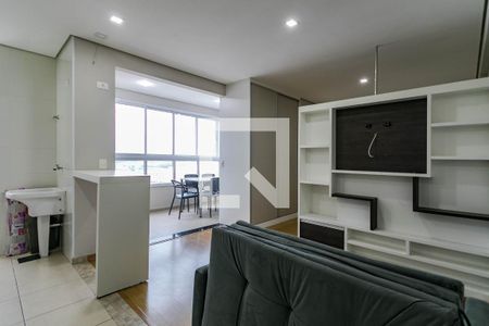 Sala de apartamento para alugar com 1 quarto, 43m² em Loteamento Mogilar, Mogi das Cruzes
