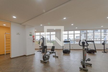Apartamento para alugar com 43m², 1 quarto e 1 vaga Apartamento para alugar com 43m², 1 quarto e 1 vagaÁrea Comum - Academia