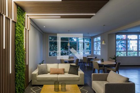 Apartamento para alugar com 43m², 1 quarto e 1 vaga Apartamento para alugar com 43m², 1 quarto e 1 vagaÁrea Comum - Churrasqueira