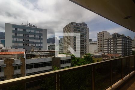 Varanda da sala de apartamento à venda com 6 quartos, 270m² em Leblon, Rio de Janeiro