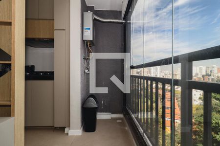 Varanda da Sala de apartamento para alugar com 2 quartos, 40m² em Jardim Panorama, São Paulo