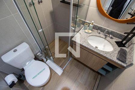 Banheiro de apartamento para alugar com 1 quarto, 22m² em Vila Mariana, São Paulo