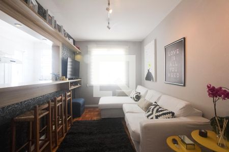 Sala de apartamento para alugar com 1 quarto, 55m² em São João, Porto Alegre