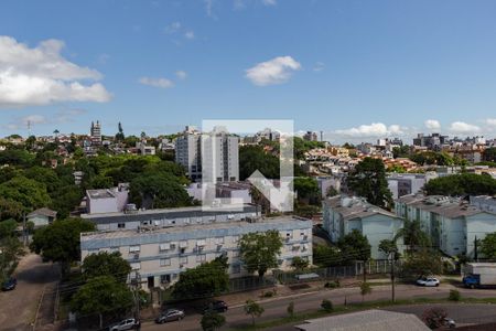 Vista Sala de apartamento à venda com 3 quartos, 76m² em Cristal, Porto Alegre